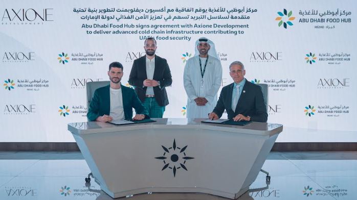 Axione Development to Build Advanced Cold Chain Infrastructure at Abu Dhabi Food Hub
