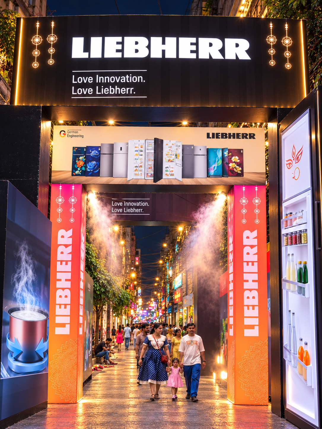 Liebherr Appliances Unveils a 35-Foot Refrigerator-Inspired Pandal at Kolkata’s Durga Celebrations