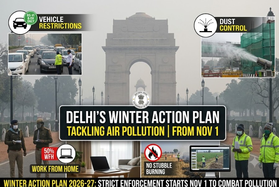 Delhi Announces Winter Action Plan to Tackle Air Pollution From November 1
