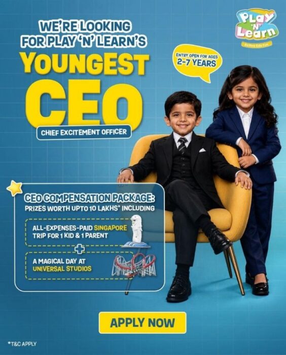 Play ‘N’ Learn Launches Nationwide Hunt for Its Youngest Chief Excitement Officer
